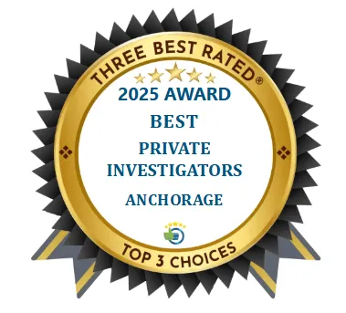 Three Best Rated 2025 Best Private Investigators in Anchorage award badge
